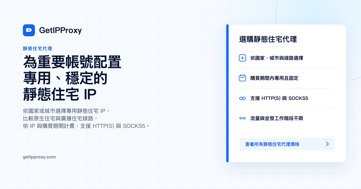 GetIPProxy 的 IPQualityScore IP 評估指南