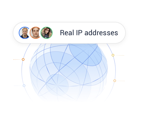 Static residential IP addresses